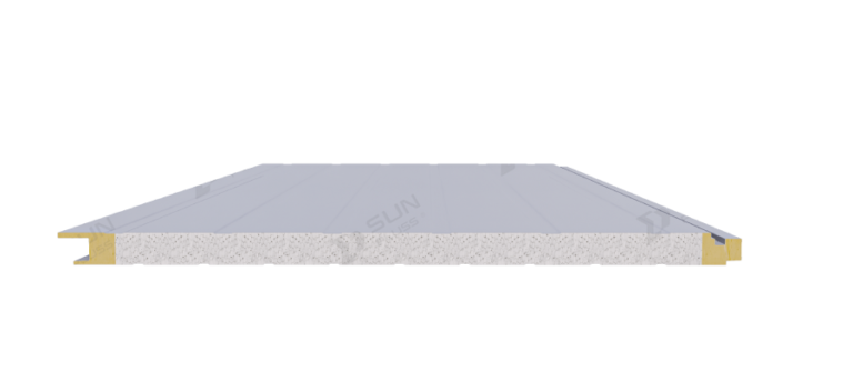 Panel EPS Chống Cháy Lan - Sun Pluss Vách ngoài phẳng hoặc sóng gân